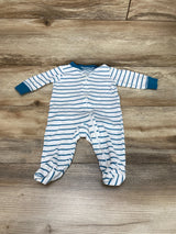 Carter's White Striped Sleeper sz 3m - Me 'n Mommy To Be