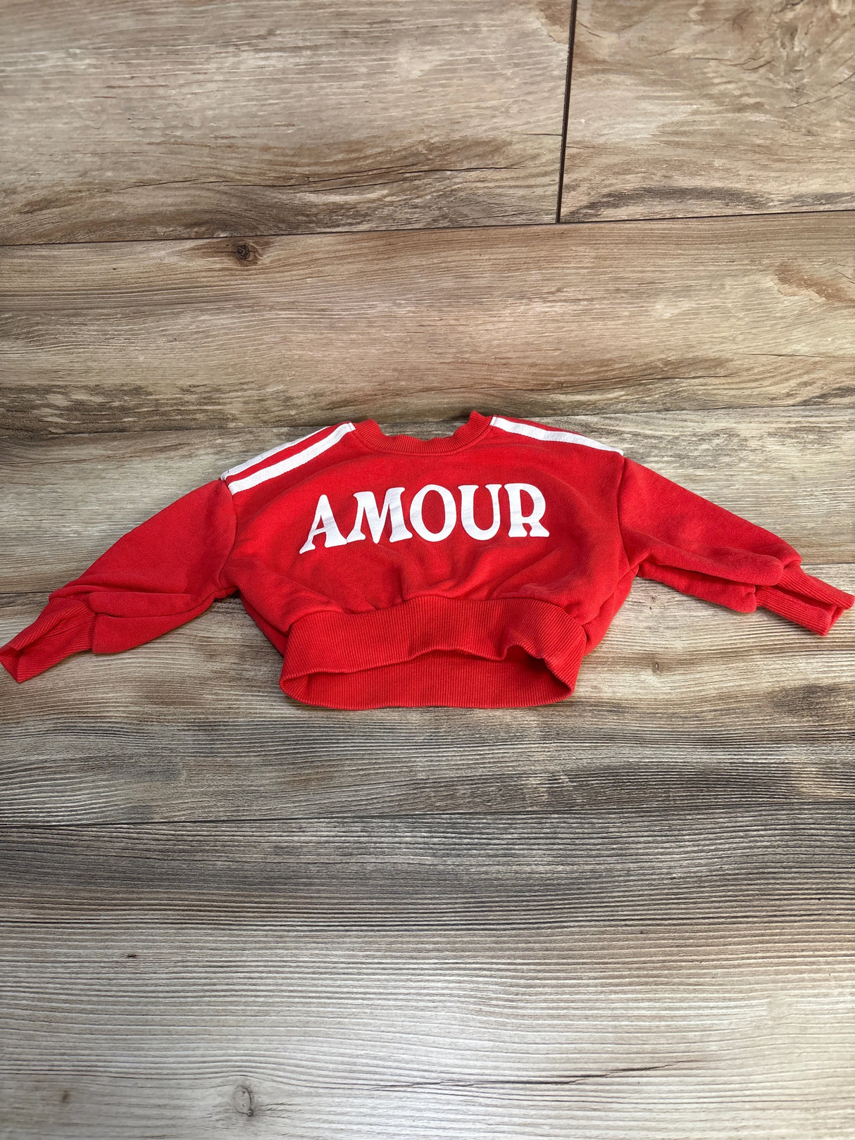 Grayson Mini Amour Sweatshirt Red sz 12m