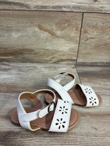 Old Navy Faux-Leather Sandals White sz 5c