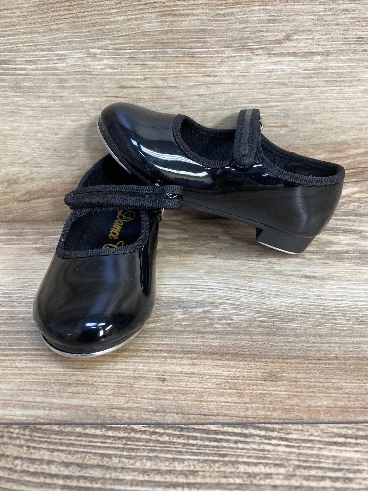 Dance Class Mary Jane Tap Shoes Black sz 7.5c