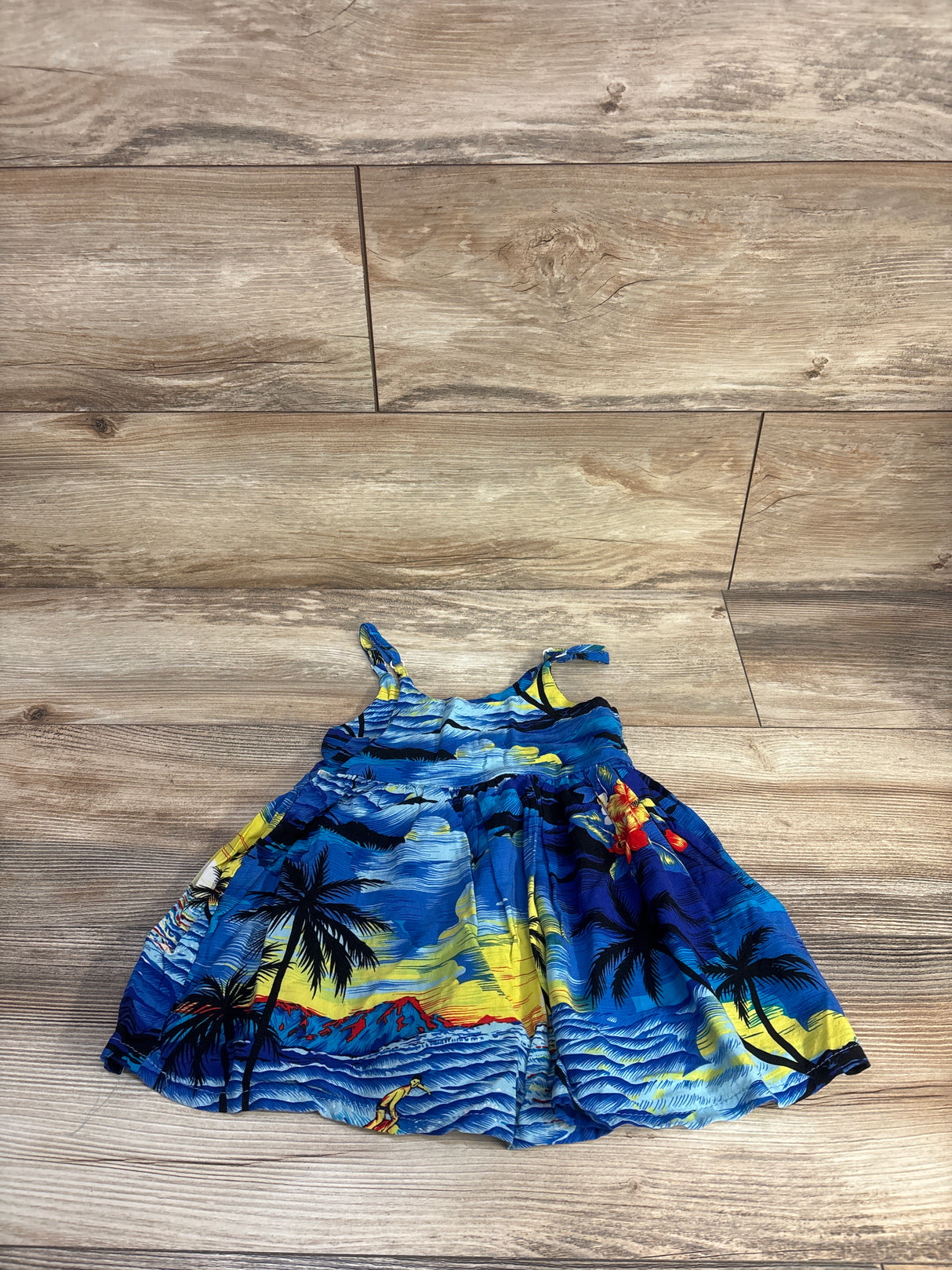 Palmwave Hawaii Cami Dress Blue sz 2T