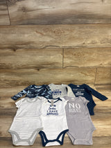 The Peanutshell 6pk Bodysuits Blue sz 0-3m