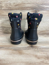 Cat & Jack Star Snow Boots Black Sz6c