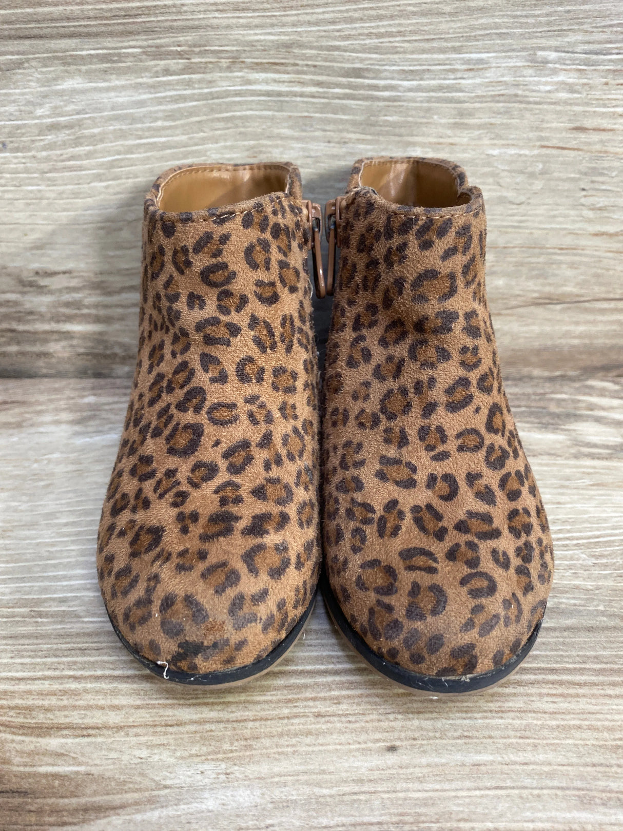 Cat & Jack Penelope Leopard Pint Booties Sz 7c