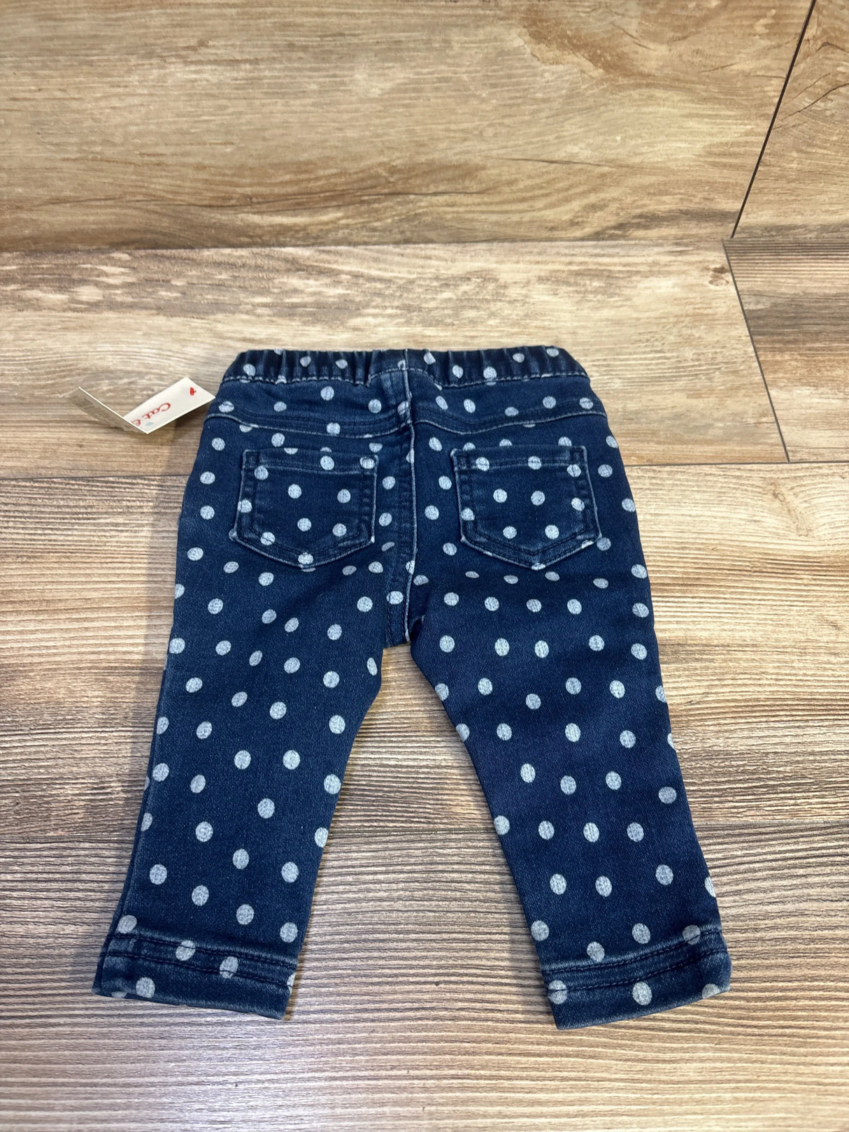 NEW Cat & Jack Polka Dot Jeggings Blue sz 0-3m