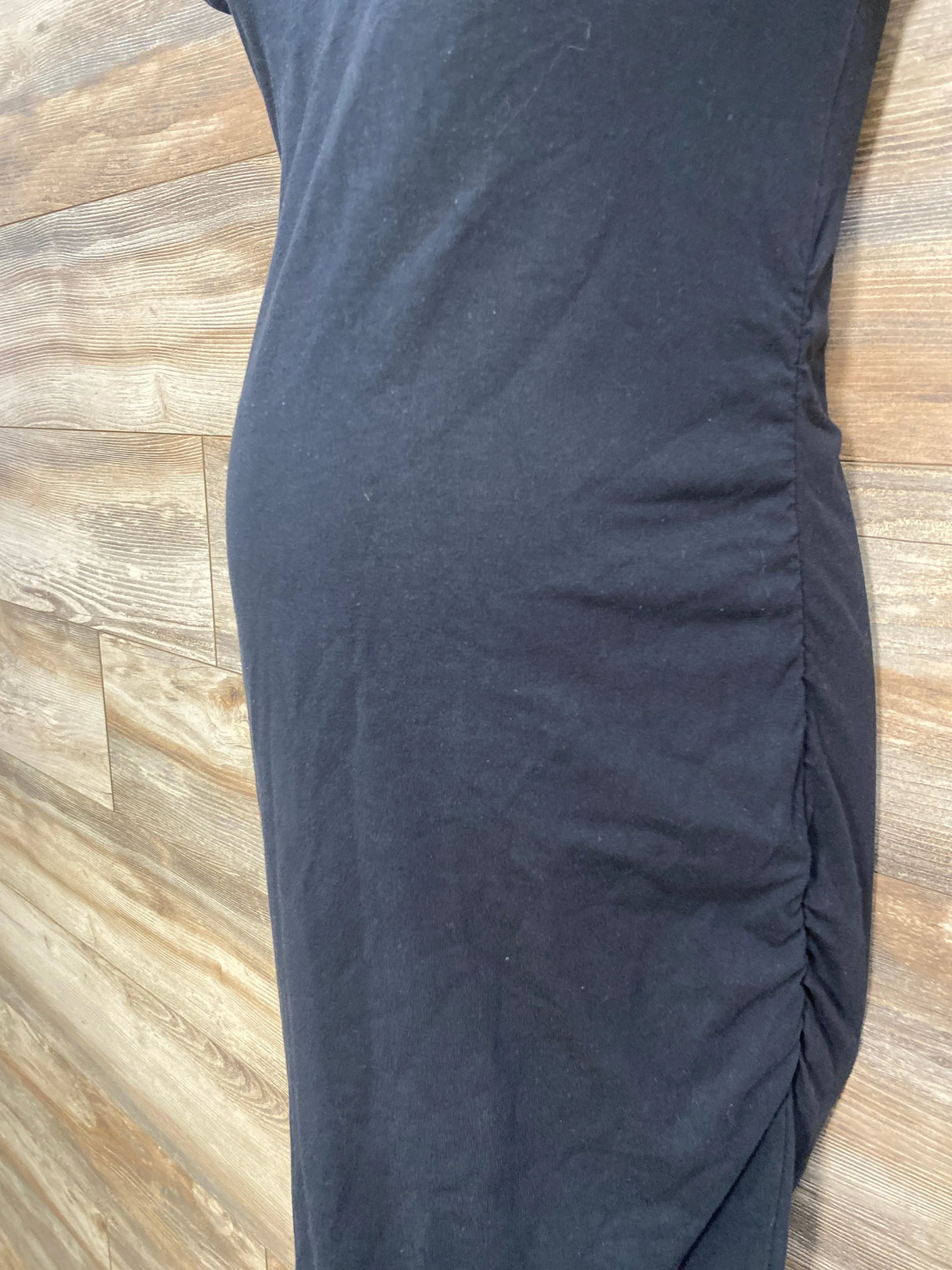 Isabel Maternity Solid Bodycon Dress Black sz Small