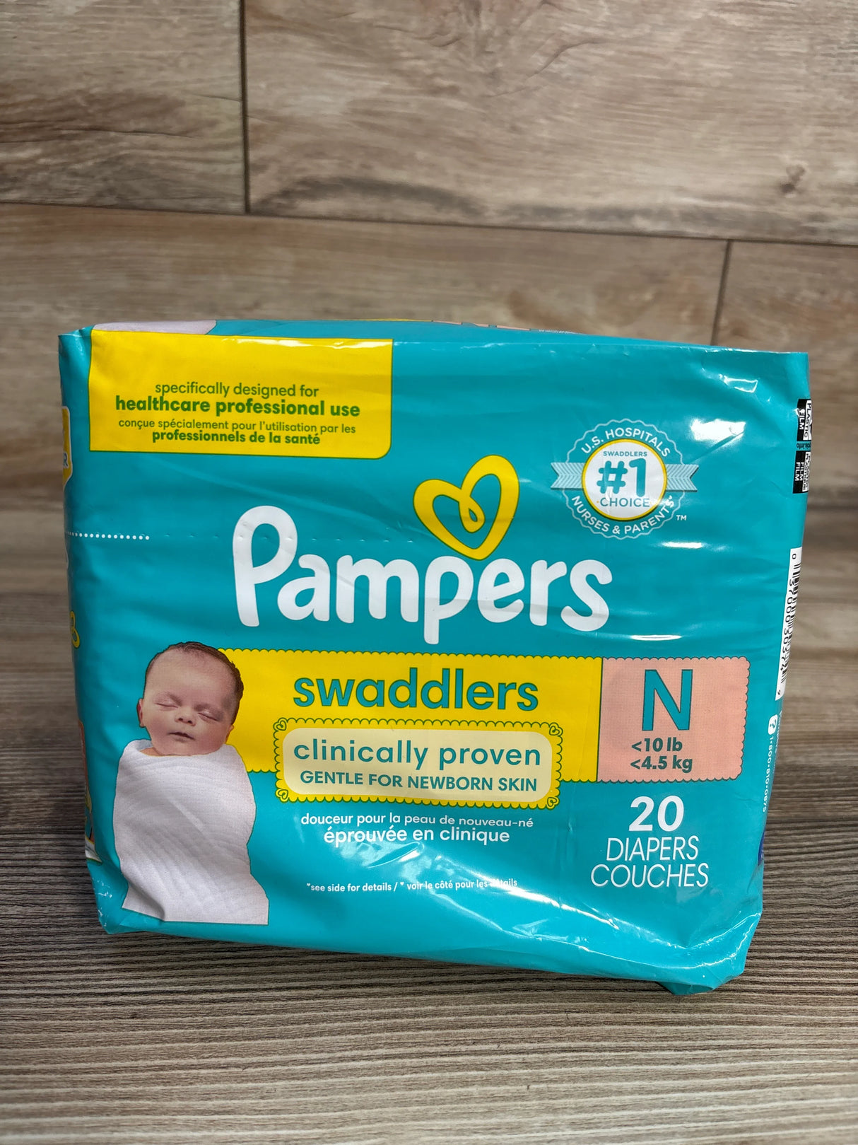 NEW Pampers Swaddlers Diapers 20Ct, sz Newborn