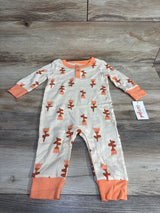 NEW Cat & Jacket Henley Tulip Cream Coverall sz 6-9m