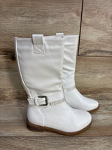 Lucky Top Tall Boots White sz 10c
