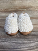 Cat & Jack Georgia Faux Shearling Clog Slippers Beige sz 6c