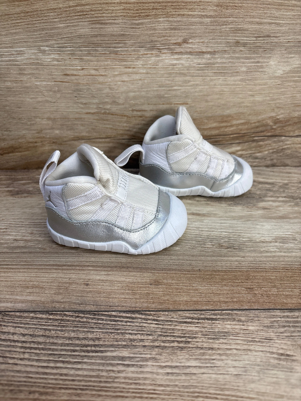 Air Jordan 11 Retro TD 'Metallic Silver' Sneakers sz 2c