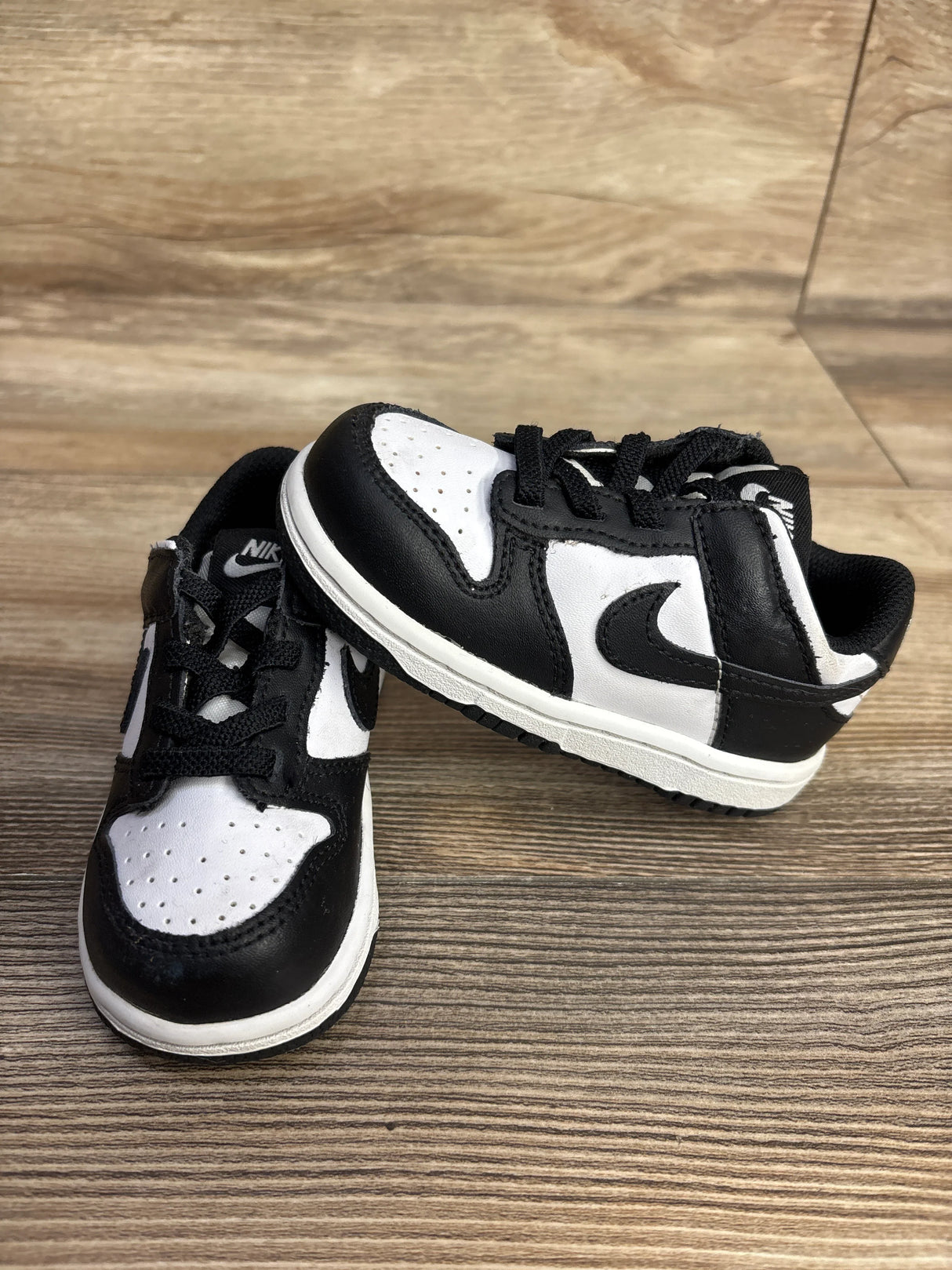 Nike Dunk Low TD 'White/Black White' Sneakers sz 6c