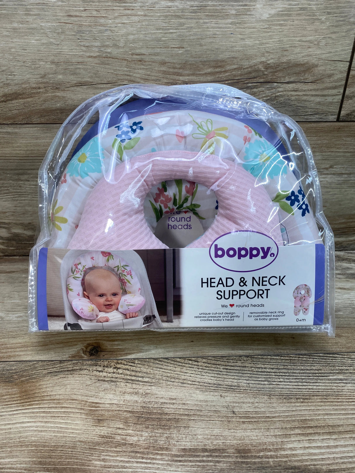 Boppy Head and Neck Support in Pink Floral