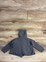 Stella McCartney Kids Knitted Bunny Ear Cardigan Grey sz 9m