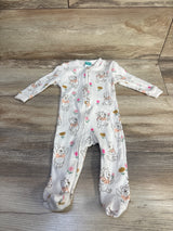 Disney Baby Winnie The Pooh Ribbed Sleeper Ivory sz 0-3m