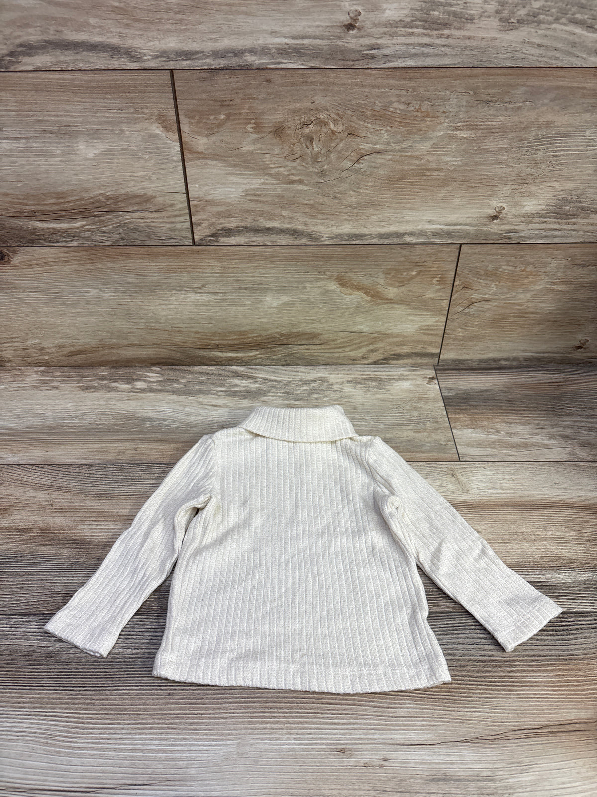 Old Navy Cozy-Knit Turtleneck Shirt Beige sz 18-24m