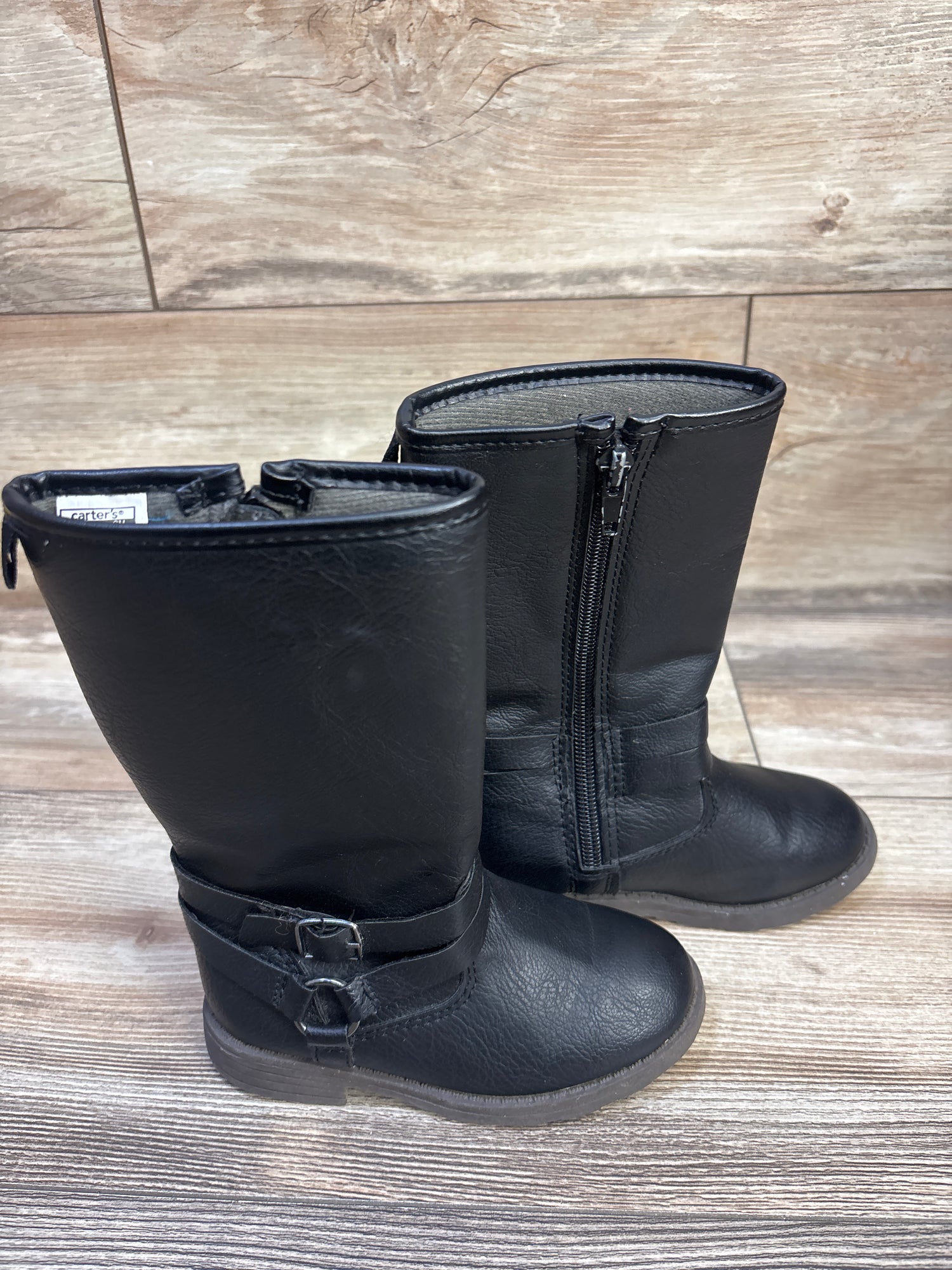 Carter's Cicily Riding Fashion Boots Black sz 8c