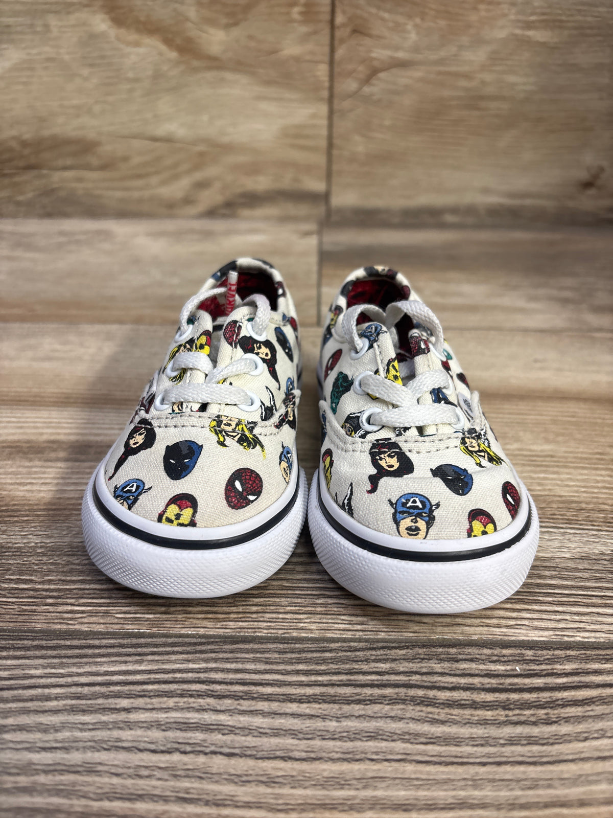 Vans x Marvel Authentic Sneakers Cream sz 4.5c