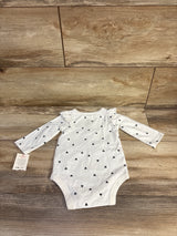 NEW Cat & Jack Flutter Sleeve Bodysuit White sz 3-6m
