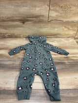 Carter's Blanket Hooded Coverall Green sz 6m