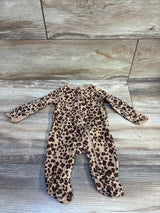 Wonder Nation Leopard Sleeper Brown sz Newborn