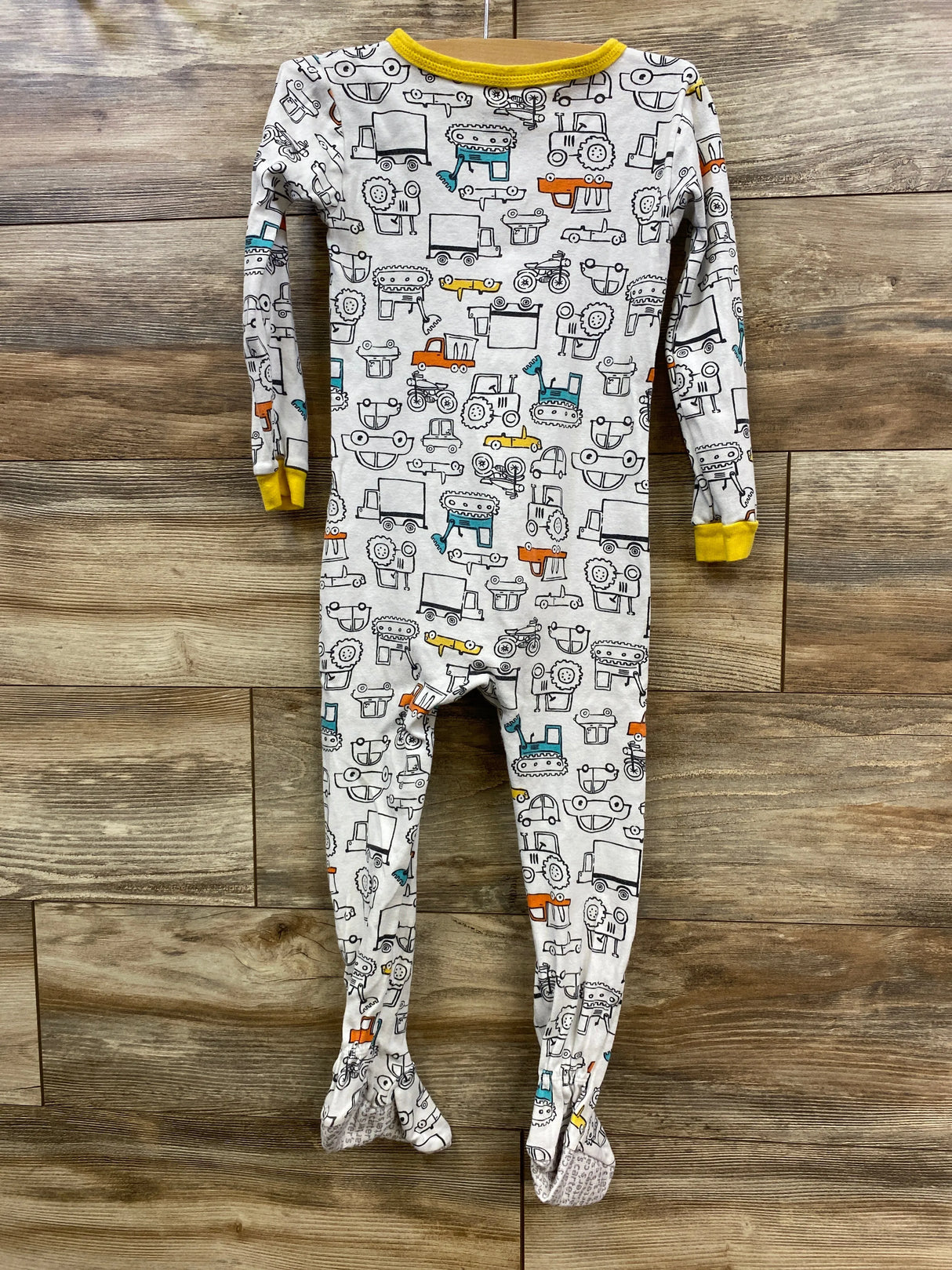 Carter's Construction Sleeper White sz 5T