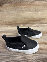 Vans Toddler Slip On V - Perforated Black sz 5c
