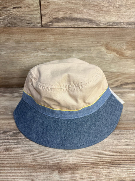 NEW Cat & Jack Boys' Chambray Bucket Hat Beige/Blue sz 12-24m - Me n Mommy To Be