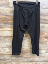 Feathers Maternity Capri Leggings Black sz Small