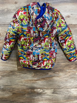 NEW Marvel Avengers Reversable Sherpa Lined Puffer Jacket Multicolored sz 4T