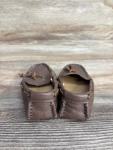 Janie & Jack Leather Driving Shoe Brown sz 5c