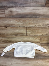 NEW Disney Junior Minnie Mouse Bow Sweatshirt White sz 5T