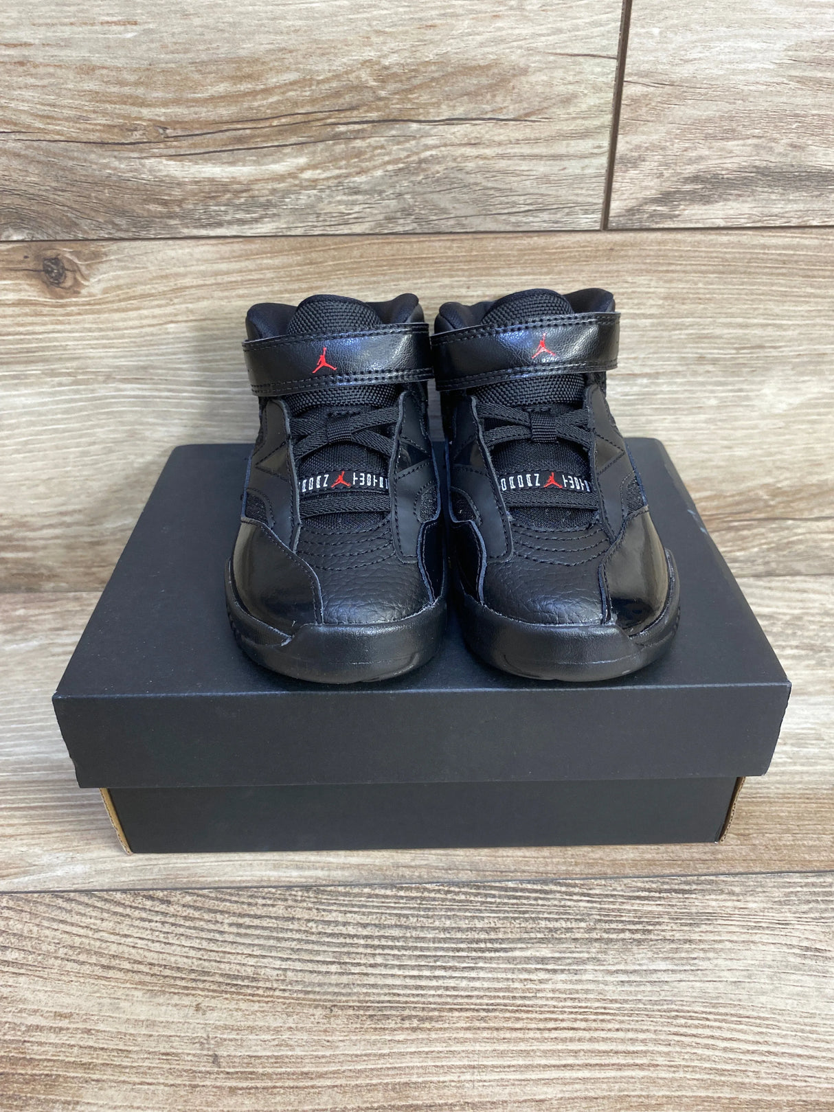 Jordan Jumpman Two Trey TD 'Black University Red' Sneakers sz 9c