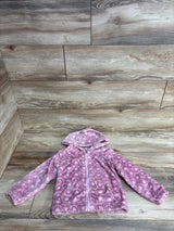 Free Haven Plush Heart Full Zip Jacket Pink sz 4T