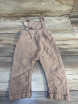 Grayson Collective Gauze Overalls Tan sz 12m