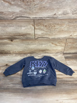 Grayson Mini Kiss I Was Made For Loving You Sweatshirt Grey sz 18m