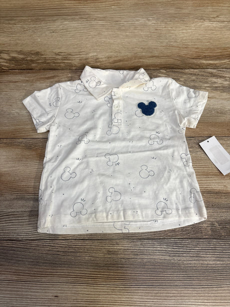 NEW Disney Junior Mickey Mouse Polo Shirt White sz 12m - Me n Mommy To Be