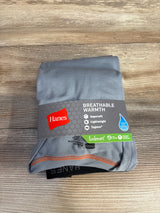 NEW Hanes Boys Tagless Crew & Pant Set Grey Sz XL (18-20)