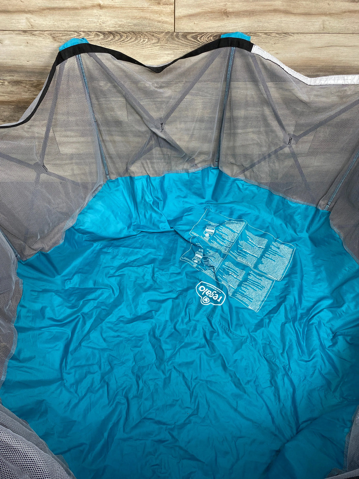 Regalo My Play Deluxe Extra Large Portable Play Yard 8 Panel, Teal