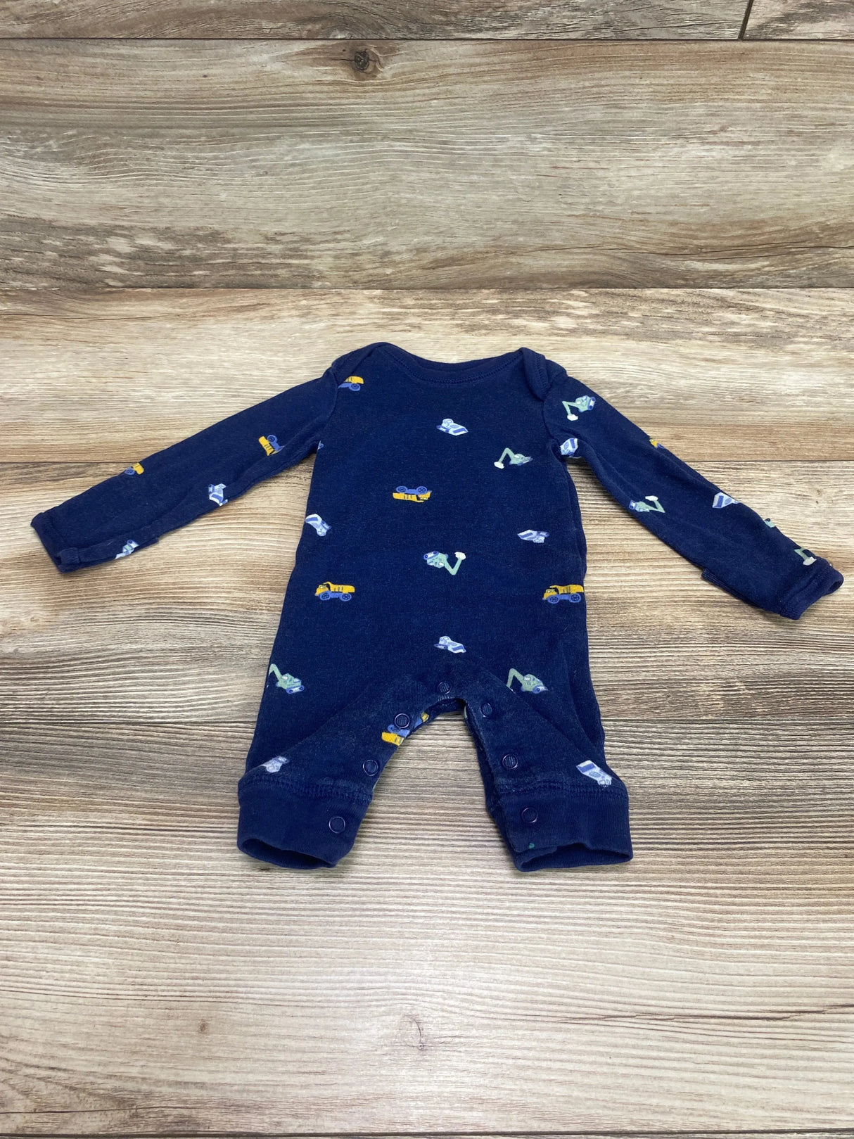 Carter's Construction Coverall Blue sz Newborn