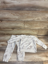 Carter's 2pc Pullover Sweatshirt & Joggers Set Beige sz 4T