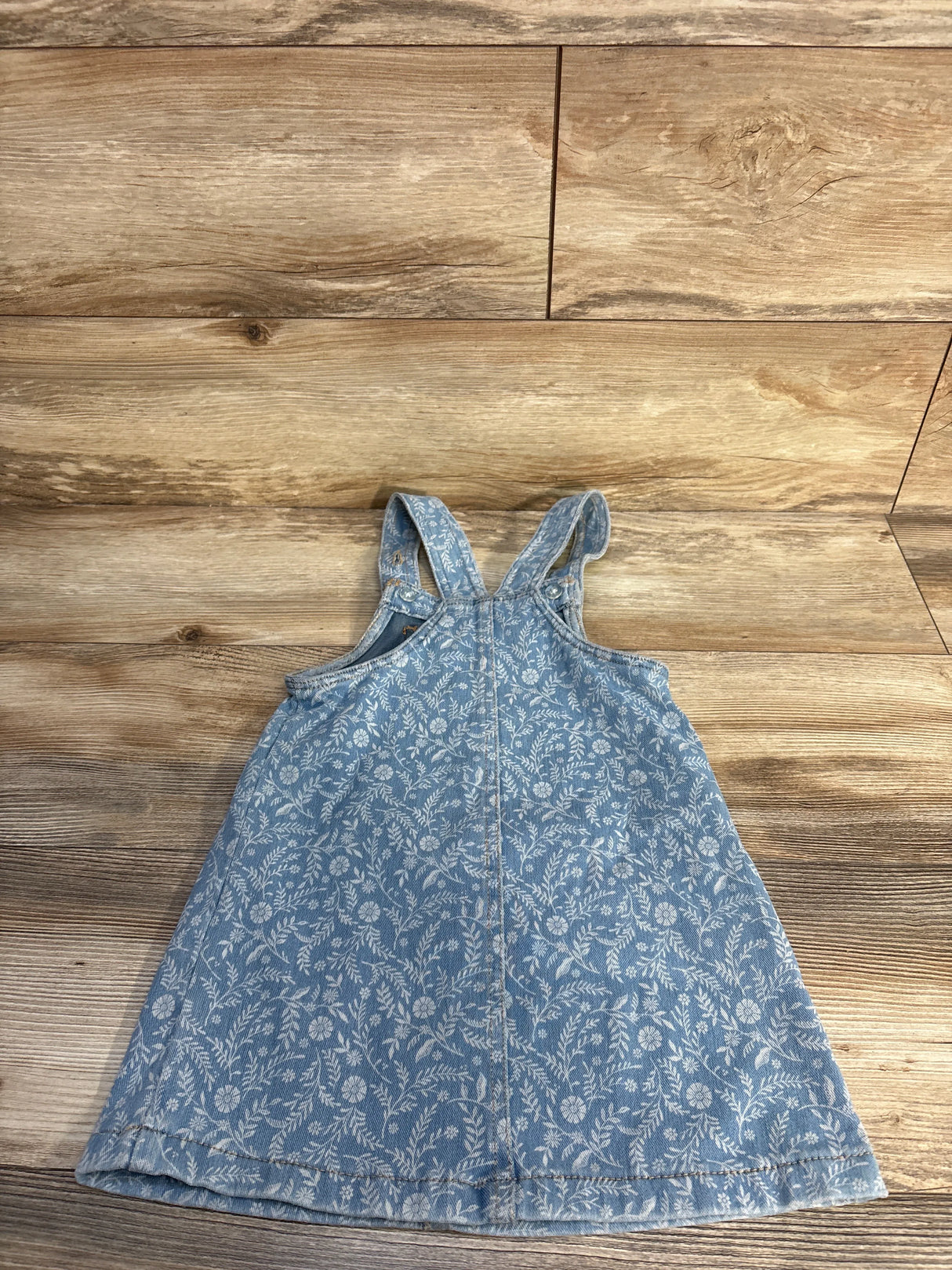 Old Navy Floral Jean Shift Skirtall Blue sz 4T