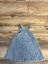 Old Navy Floral Jean Shift Skirtall Blue sz 4T