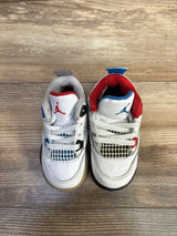 Air Jordan 4 Retro SE TD 'What The 4' White sz 6c