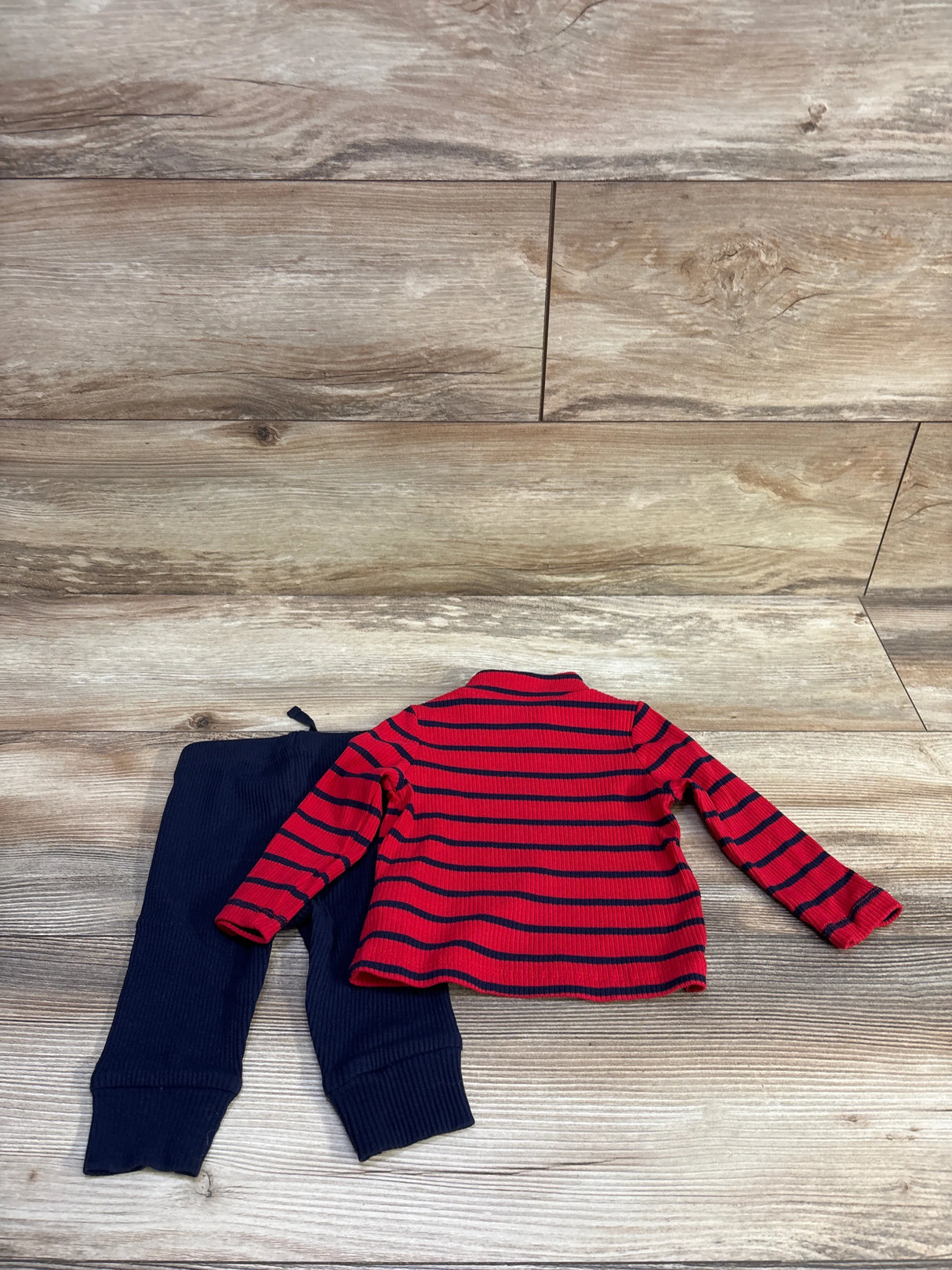 Baby Gap 2pc Ribbed Turtleneck & Leggings Set Red sz 3-6m