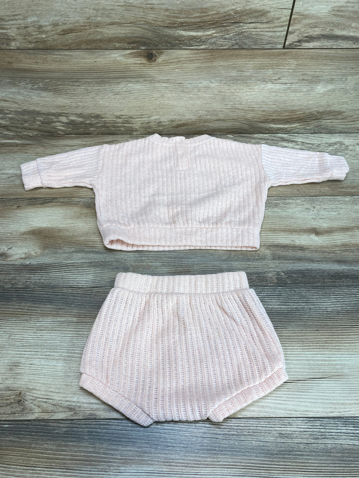 Cat & Jack 2pc Chenille Sweater & Bottoms Pink sz 6-9m