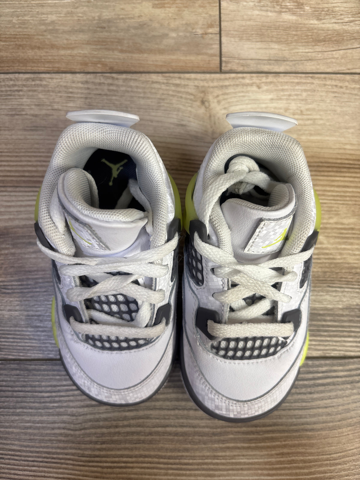 Air Jordan 4 Retro TD 'Light Lemon Twist' Sneakers sz 7c