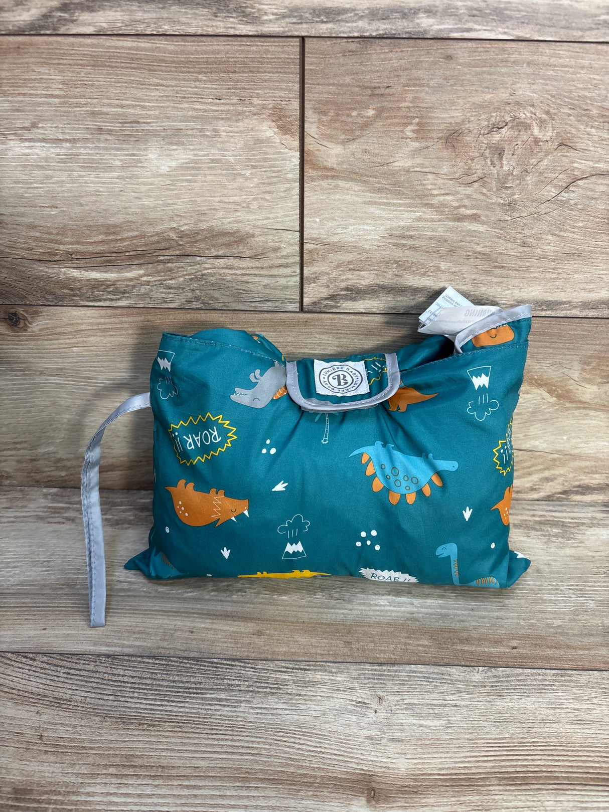 Lumiere Baby Shopping Cart Cover in Green Dino