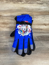 NEW ThermaWear Kid's Blue Unicorn Winter Ski Gloves