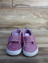 Vans Sk8-Hi Crib Shoes, Pink Glitter sz 3c